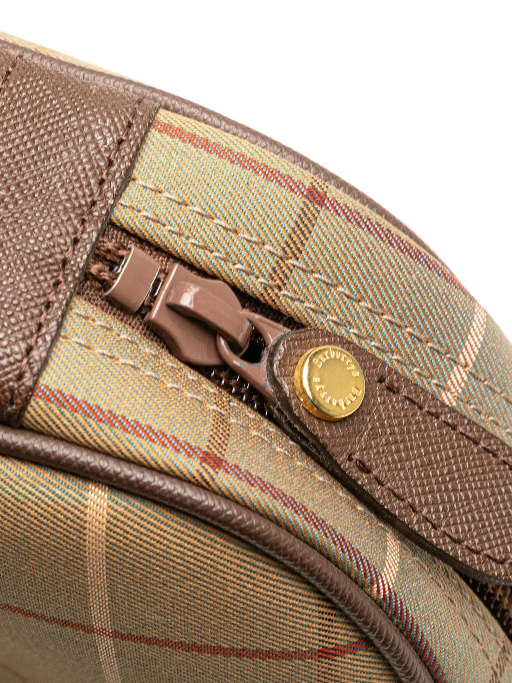 Pre-OwnedBurberry Pre-Owned20th Century Vintage Check Canvas clutch bag