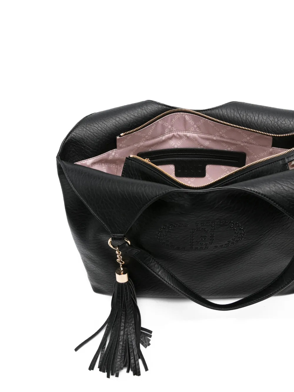 LIU JOlarge tassel-detail tote bag