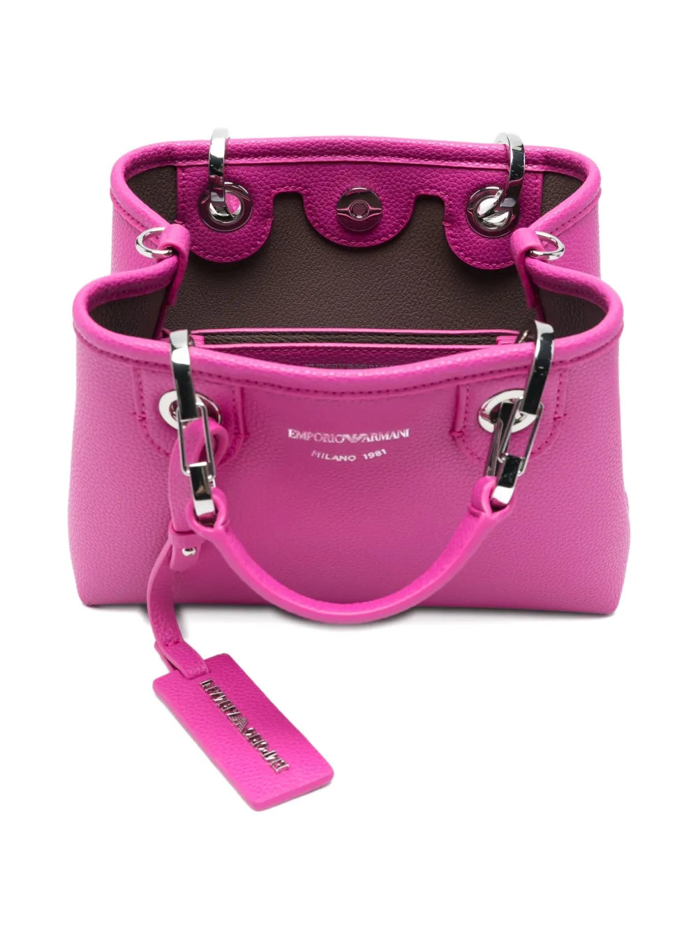 Emporio Armanilogo-detail shoulder bag