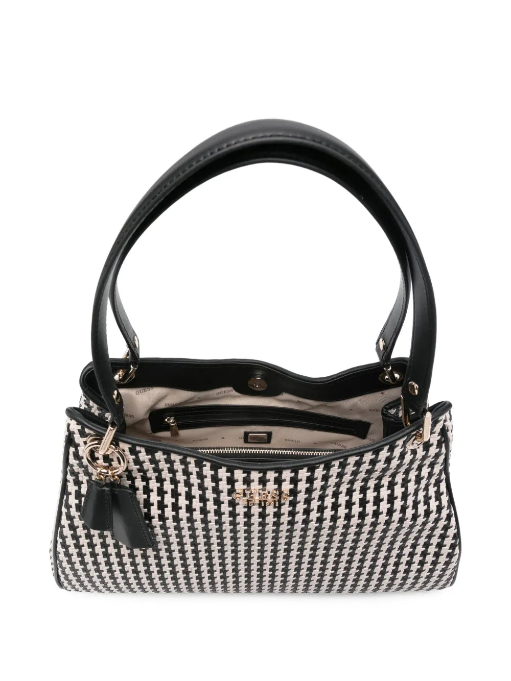 GUESS USAhoundstooth tote bag