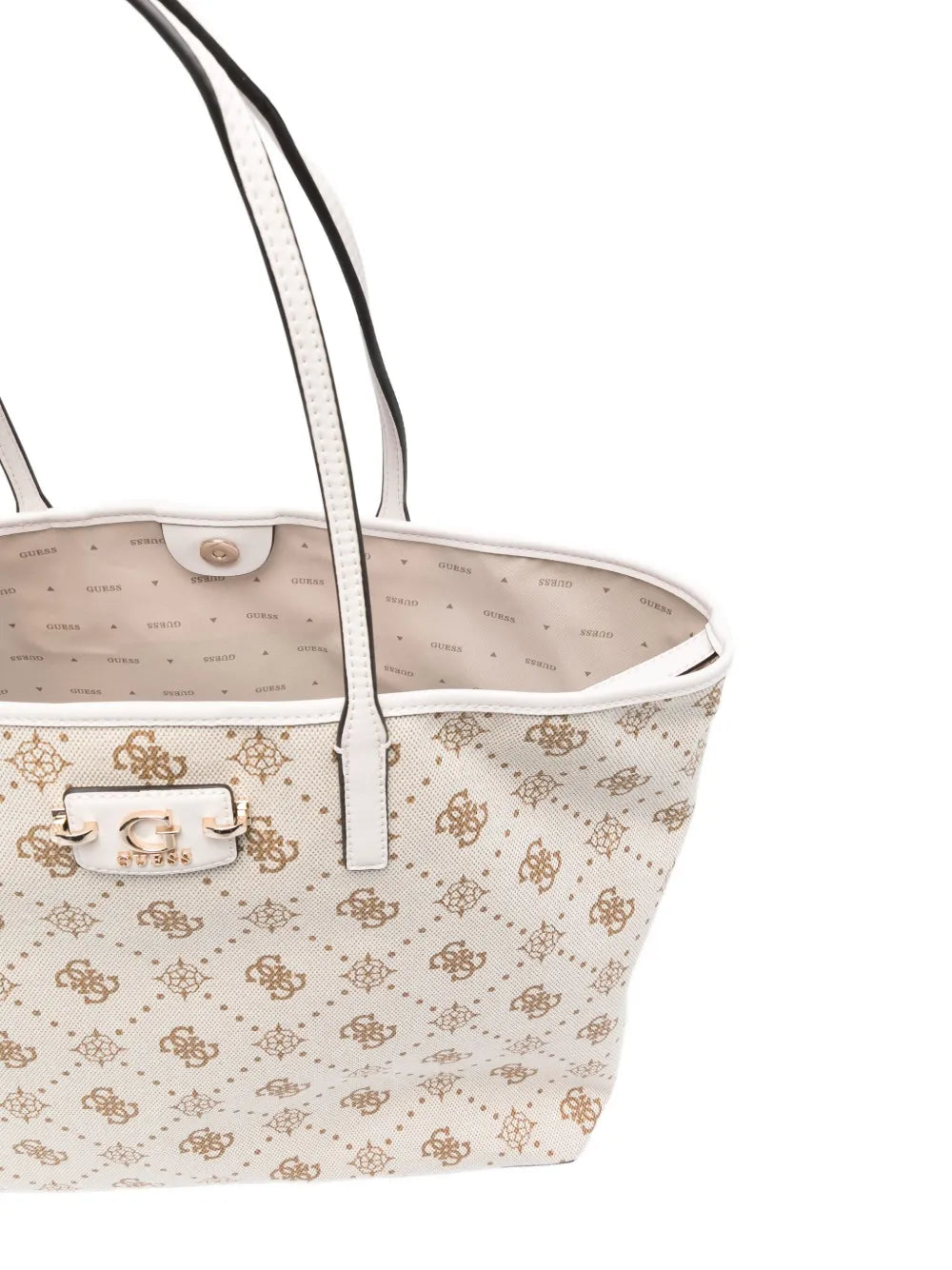 GUESS USANeda logo-plaque tote bag