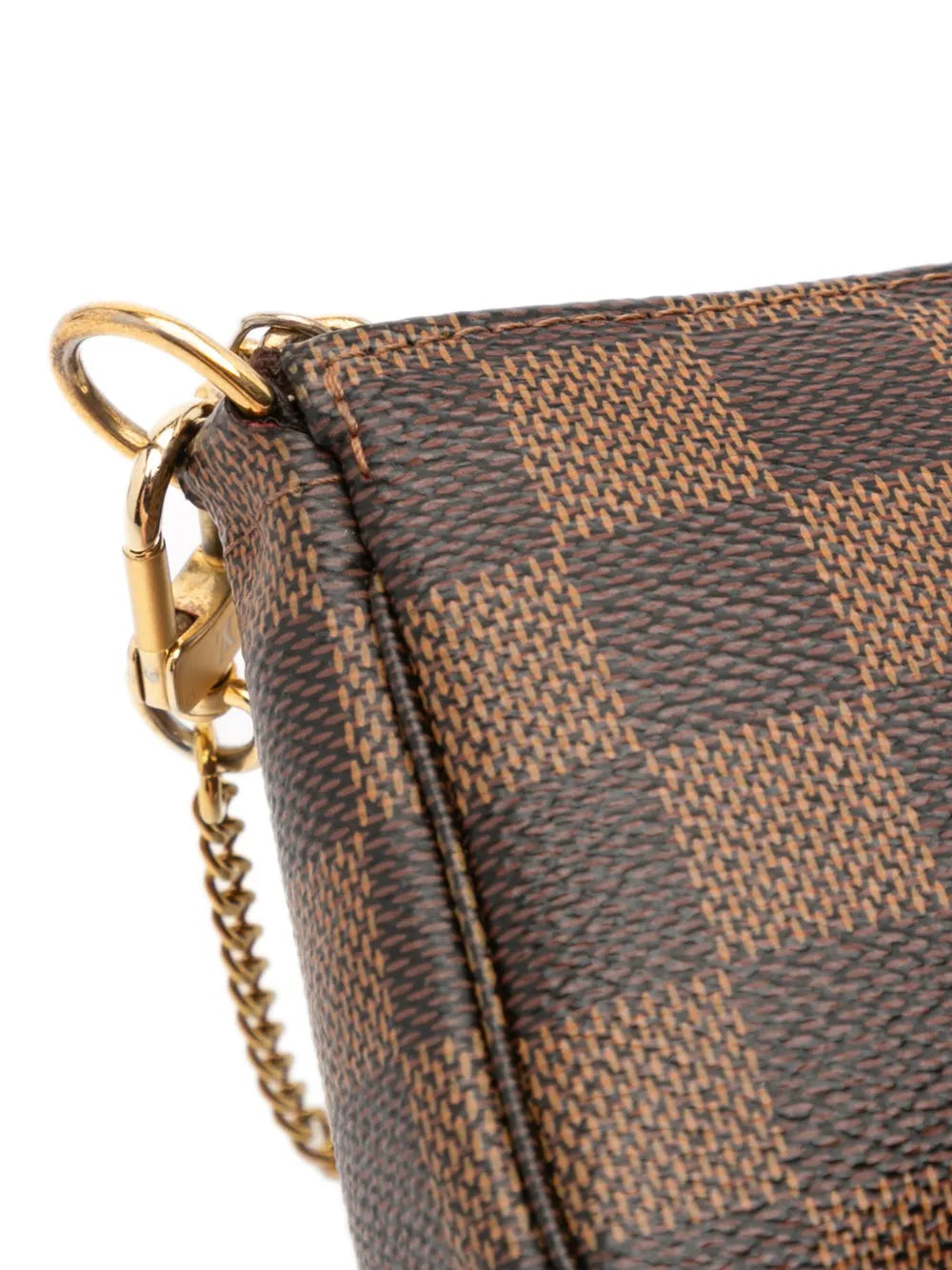 Pre-OwnedLouis Vuitton Pre-Owned2020 Damier Ebene Mini Pochette Accessoires handbag