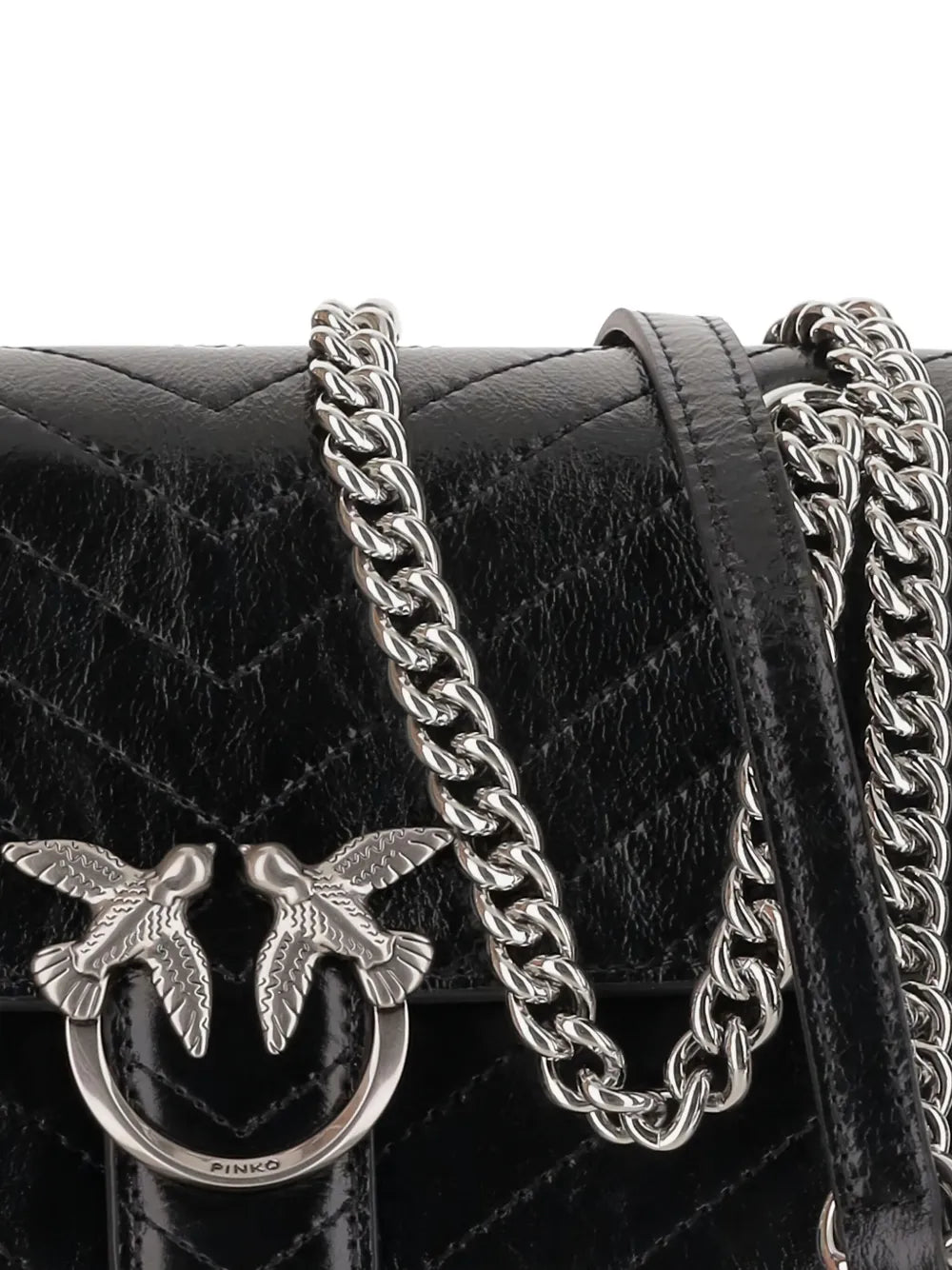 PINKOClassic Love quilted shoulder bag