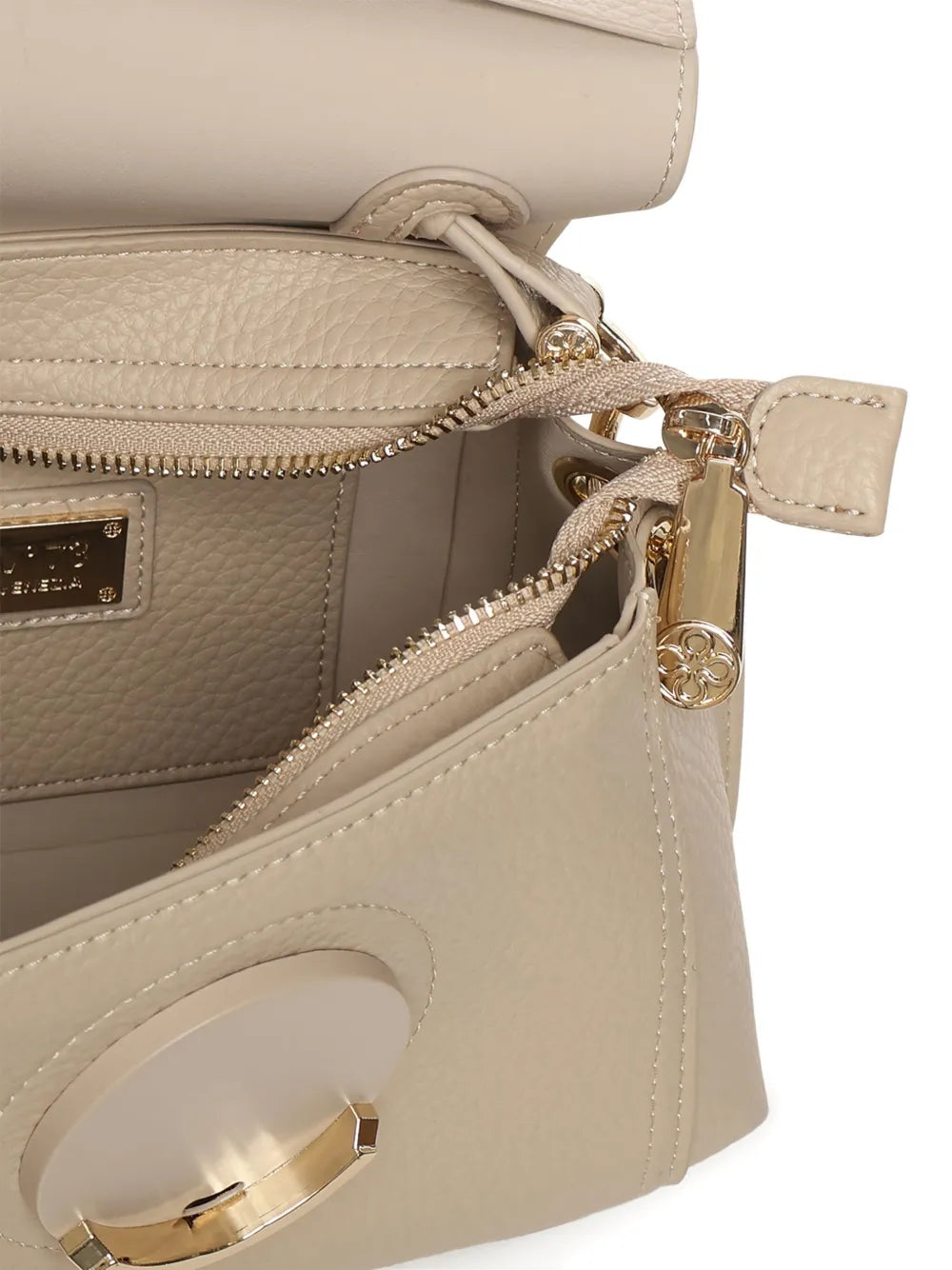 V3Federica circular-emblem tote bag