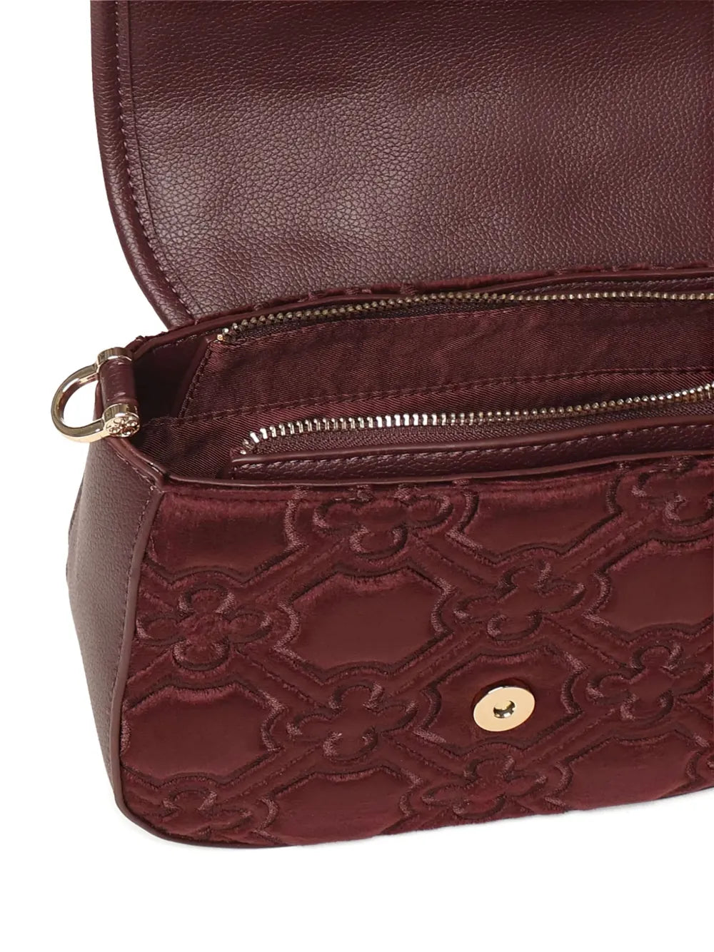 V3quilted-effect shoulder bag