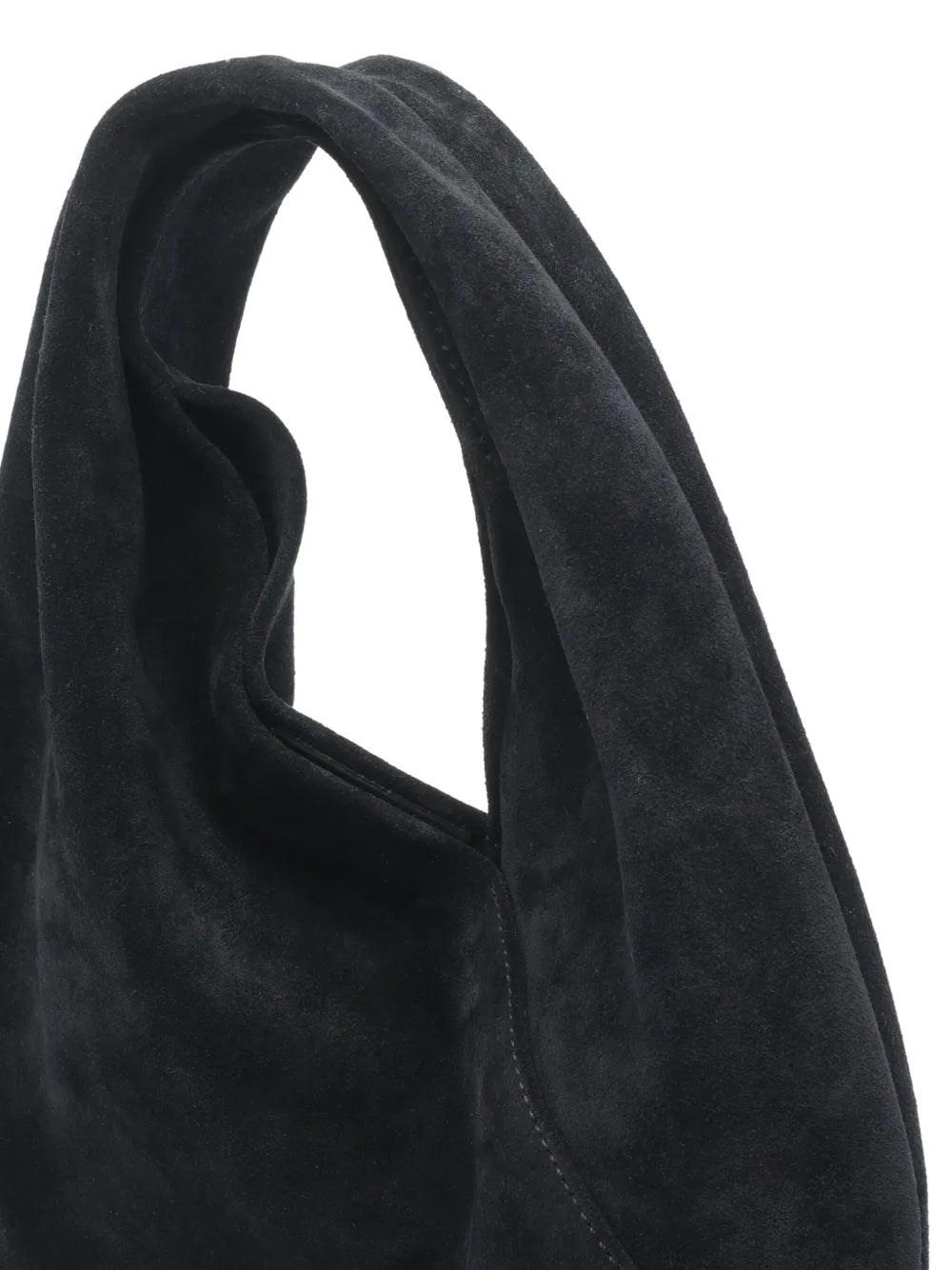 Aesther Ekmesingle-handle suede tote bag