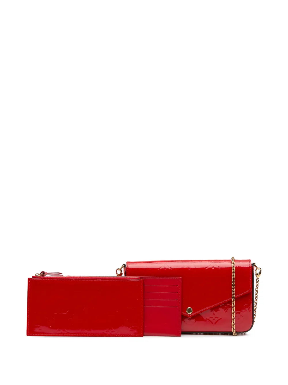 Pre-OwnedLouis Vuitton Pre-Owned2016 Monogram Vernis Pochette Felicie crossbody bag