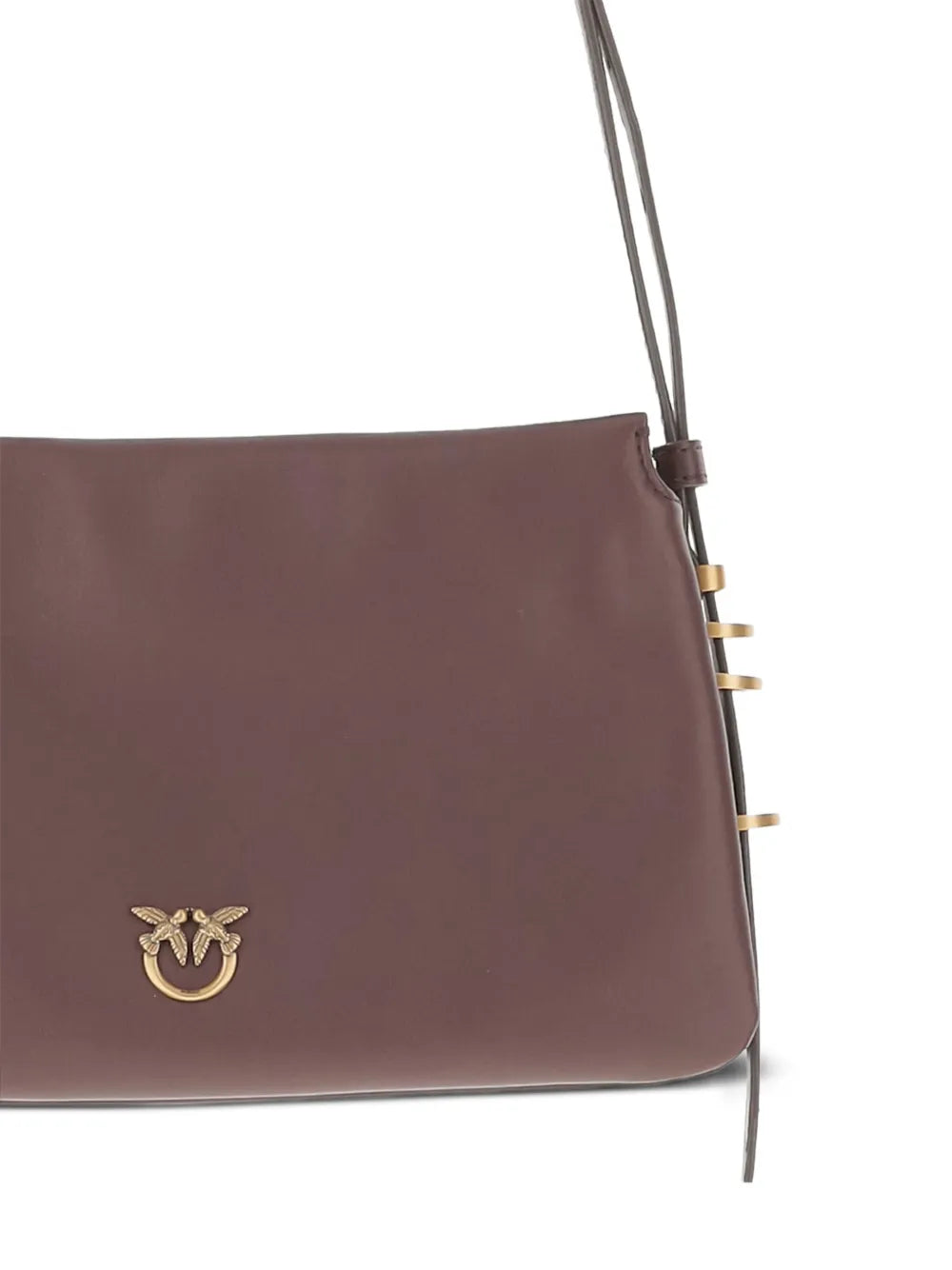 PINKOlogo-detail calfskin crossbody bag