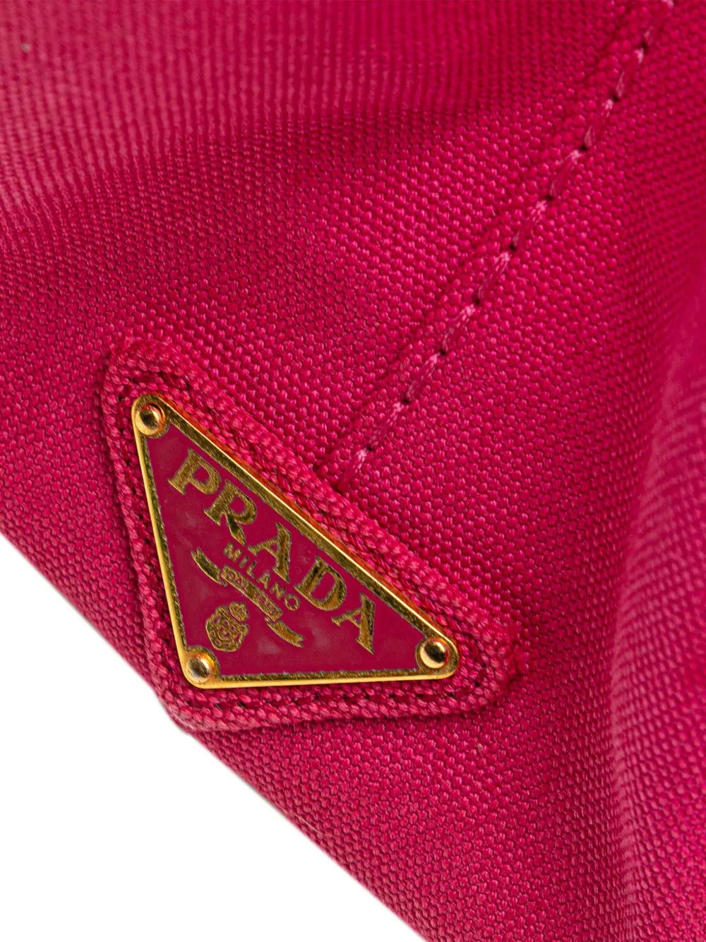Pre-OwnedPrada Pre-Owned2013-2025 Canvas Canapa Logo satchel