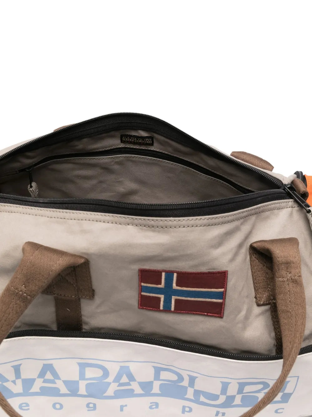 Napapijrilogo-print holdall bag