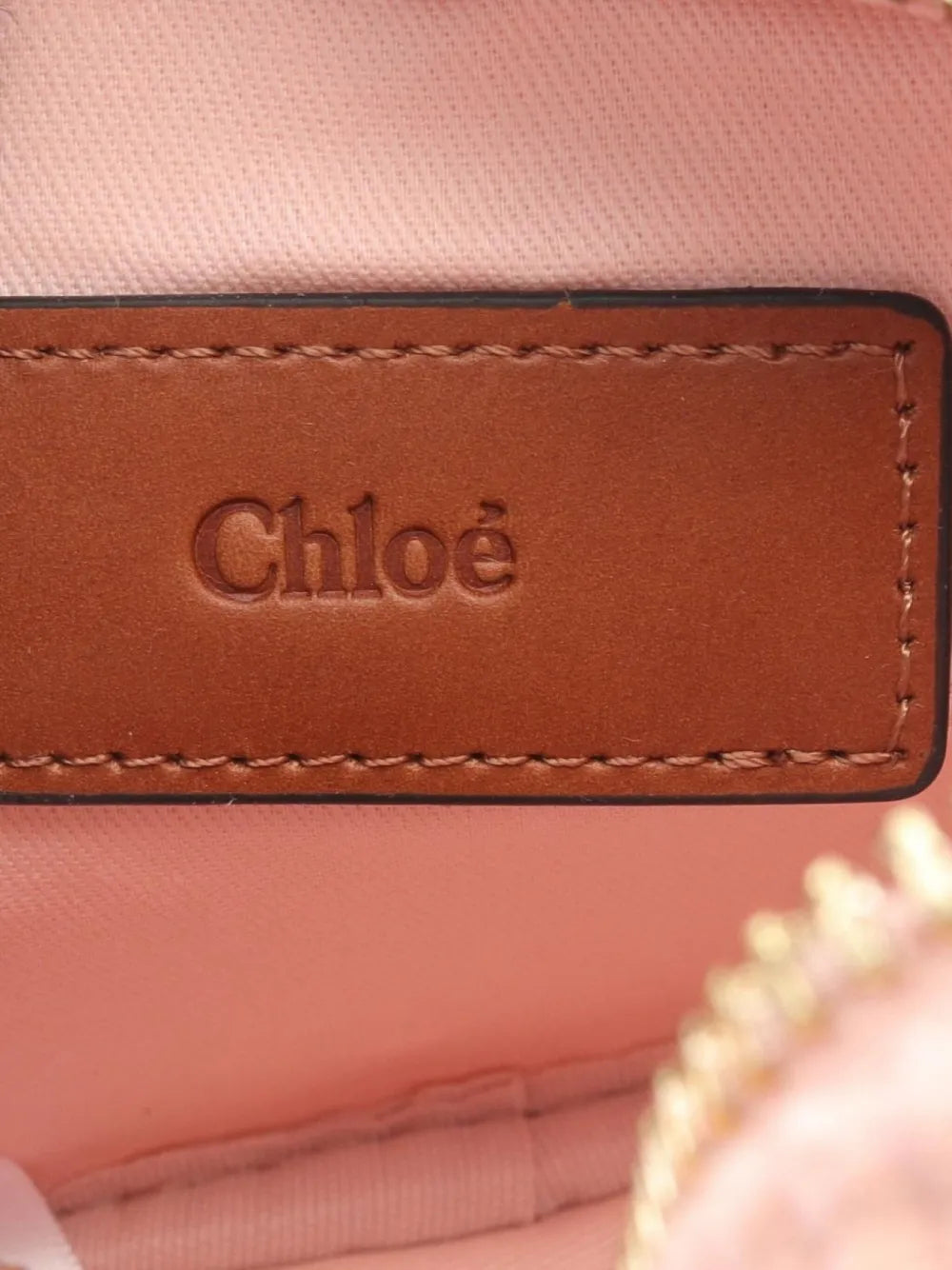 Pre-OwnedChloPre-Owned2020s corduroy shoulder bag