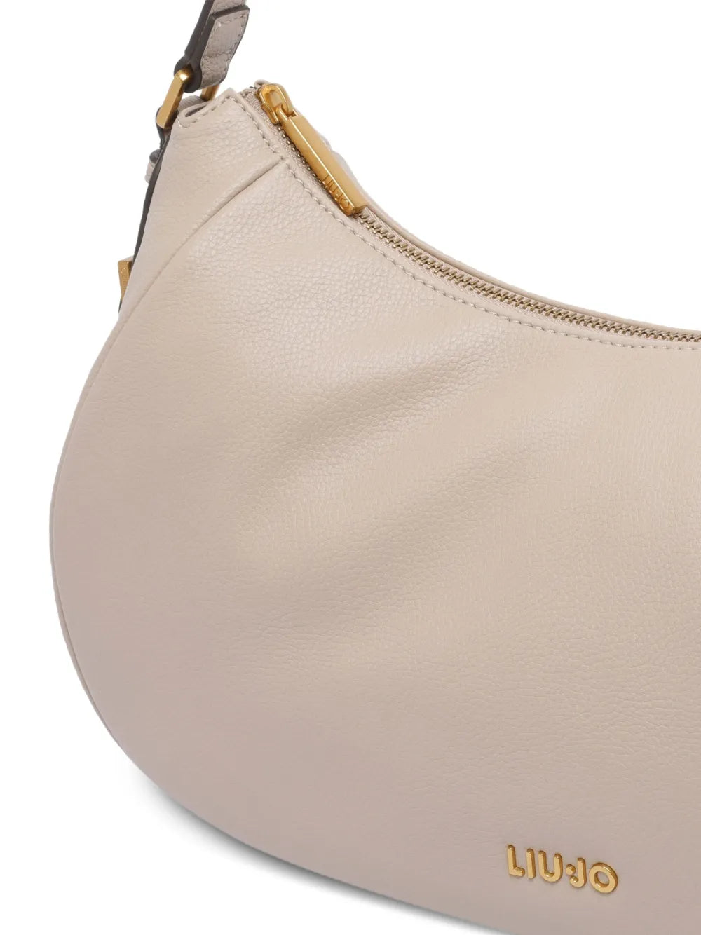 LIU JOzip-fastening curved shoulder bag