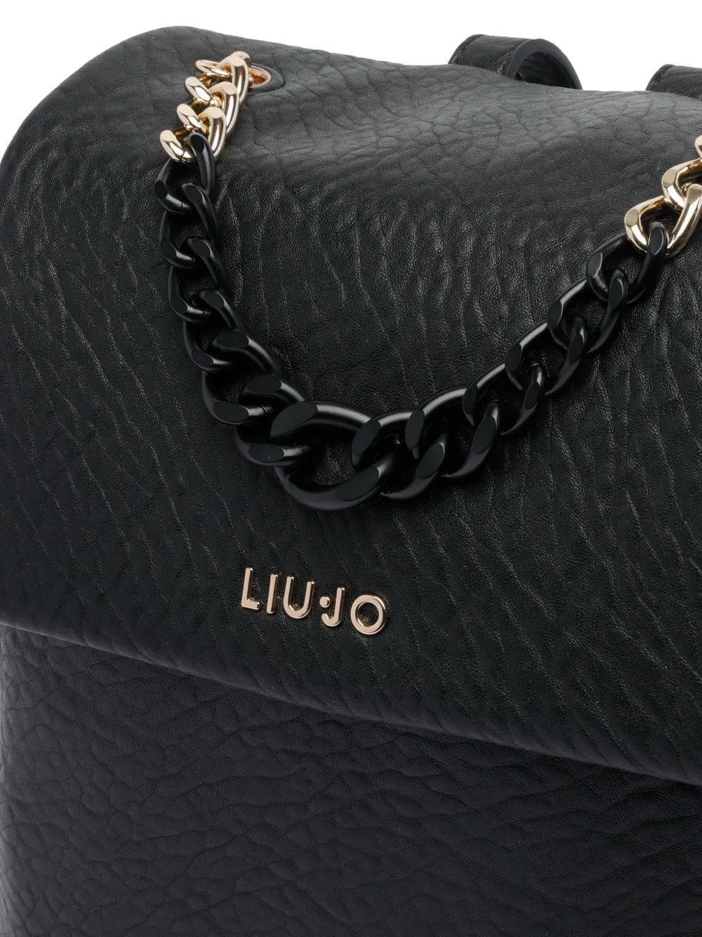 LIU JOfaux-leather backpack
