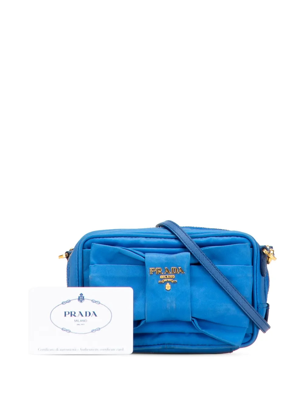 Pre-OwnedPrada Pre-Owned2013-2025 Tessuto Fiocco Bow crossbody bag