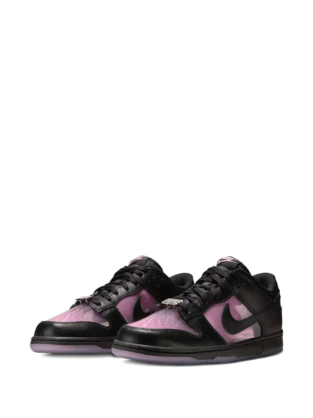 Dunk Transparent - Black / Pink Rise Sneakers