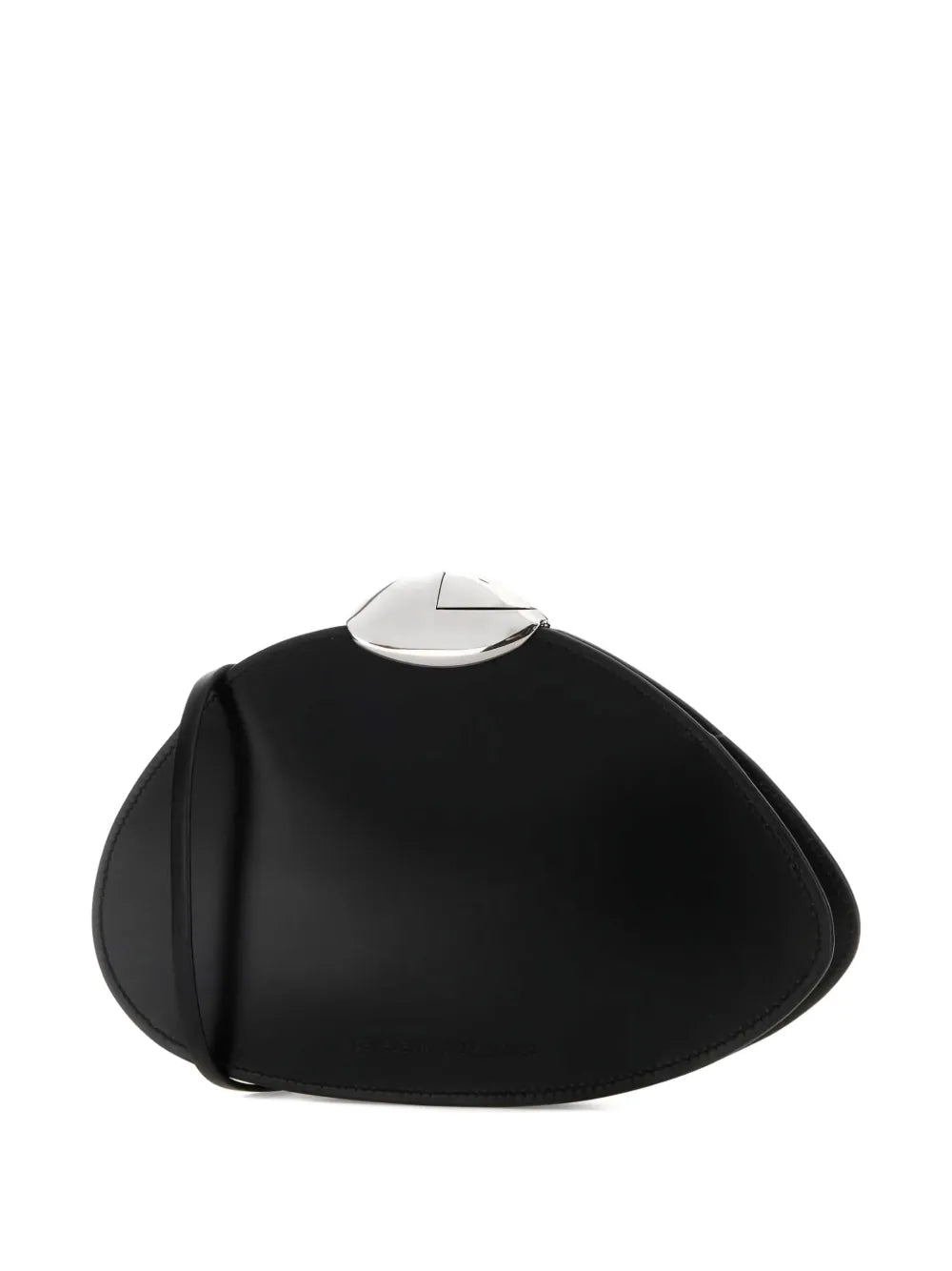 Benedetta Bruzzichescurved-flap leather clutch
