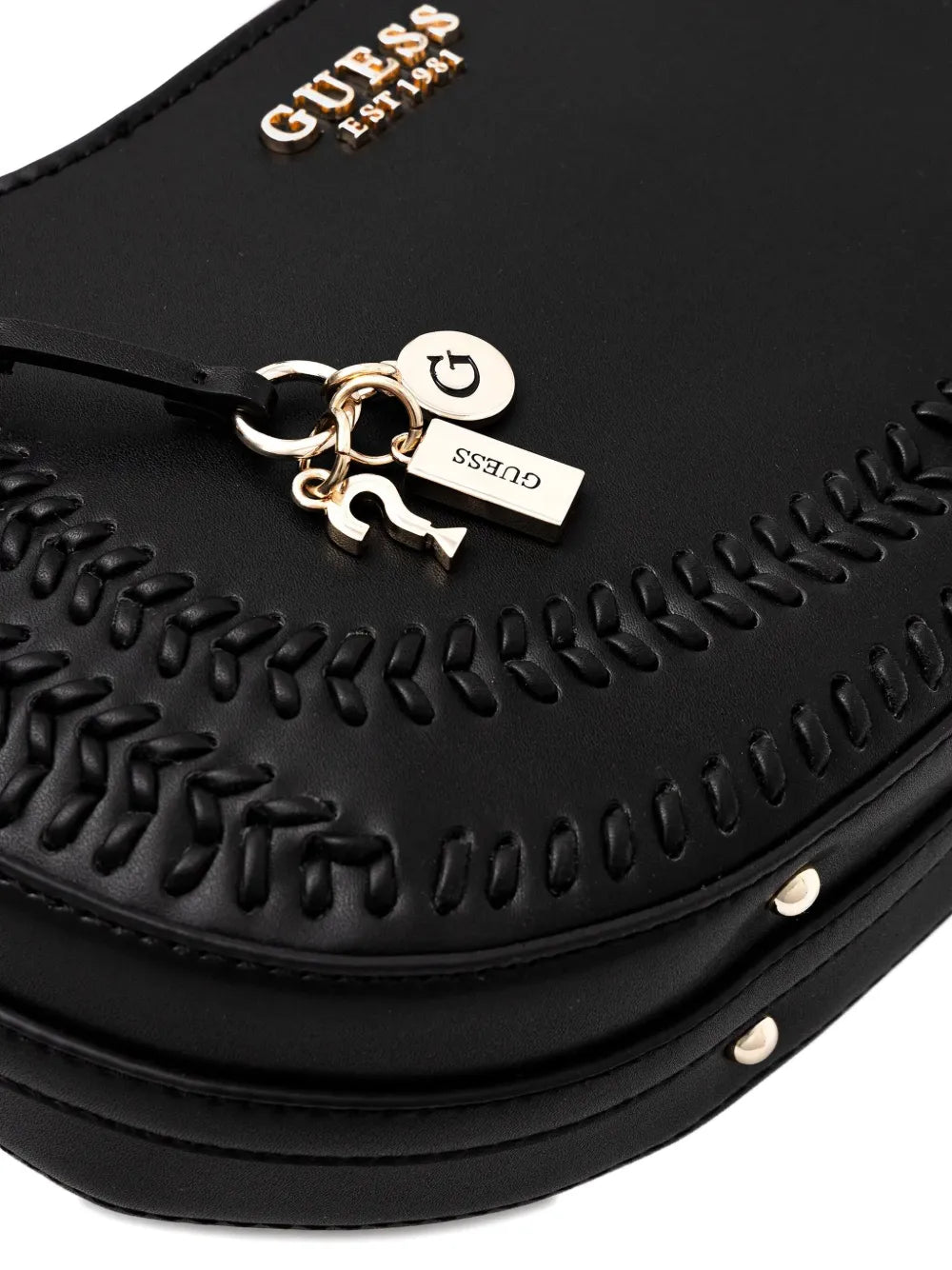 GUESS USAbraided-detail crossbody bag