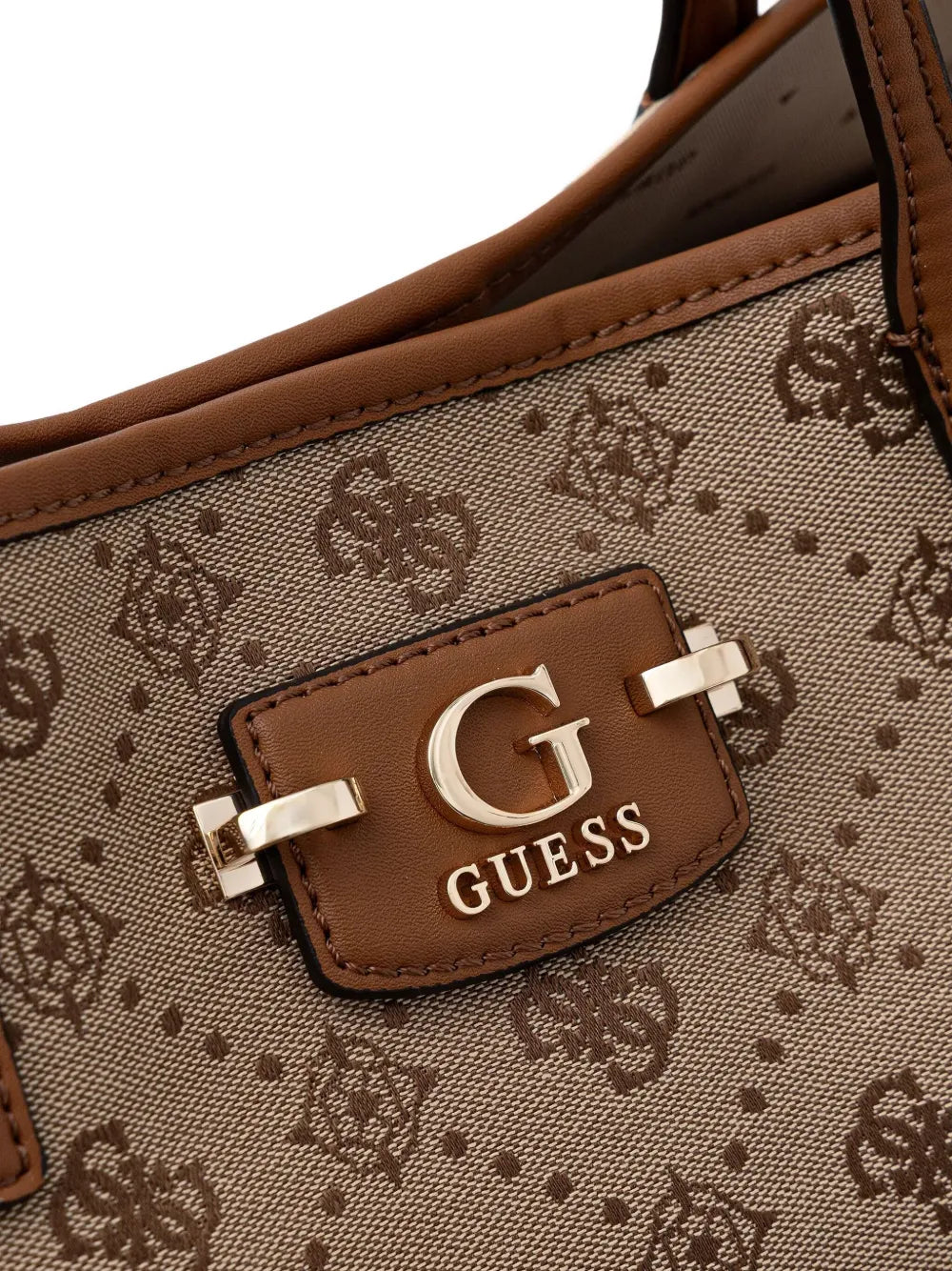 GUESS USAmonogram logo-plaque tote bag