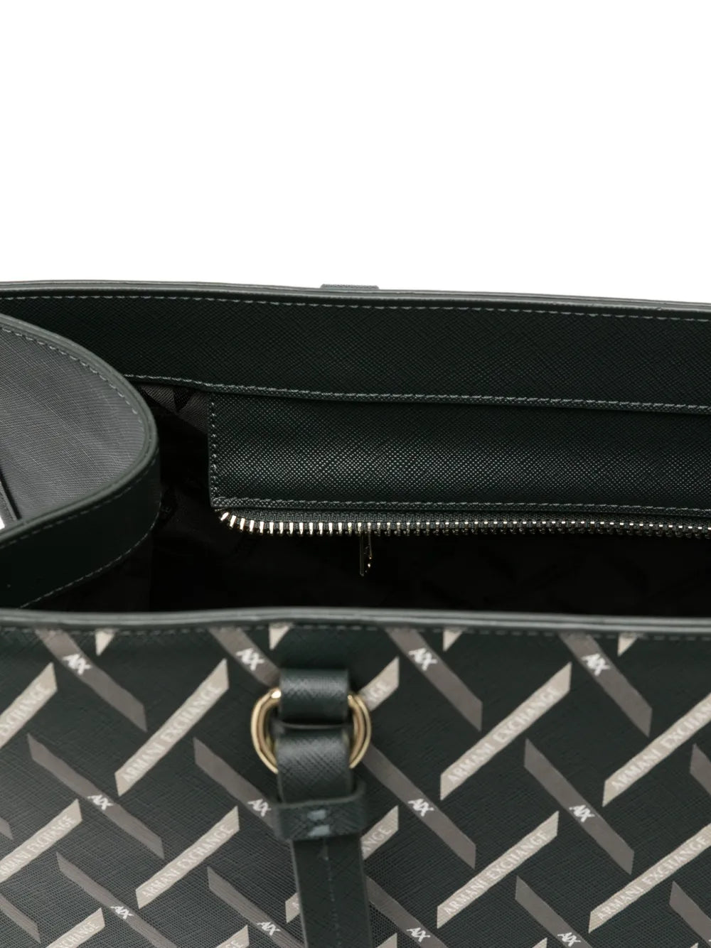 Armani Exchangegeometric-pattern tote bag
