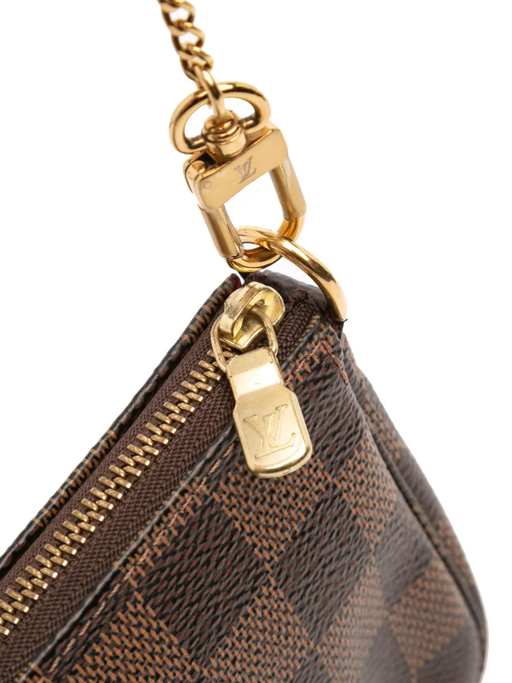 Pre-OwnedLouis Vuitton Pre-Owned2021 Damier Ebene Mini Pochette Accessoires handbag