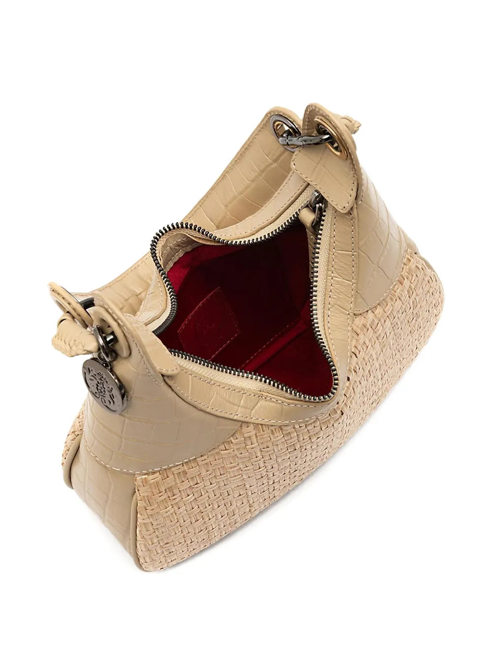 Islawoven embossed shoulder bag