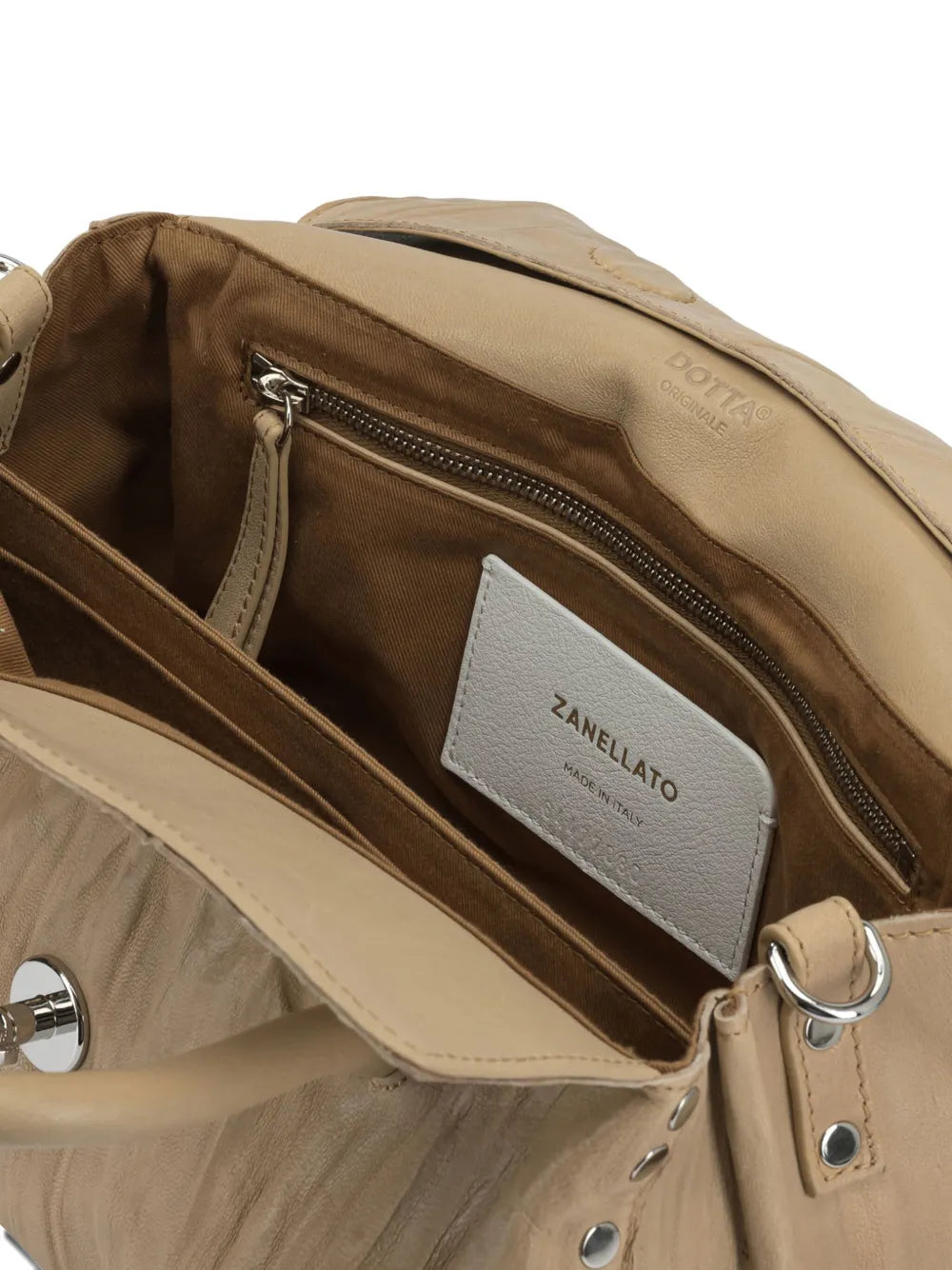 ZanellatoDottastudded tote bag