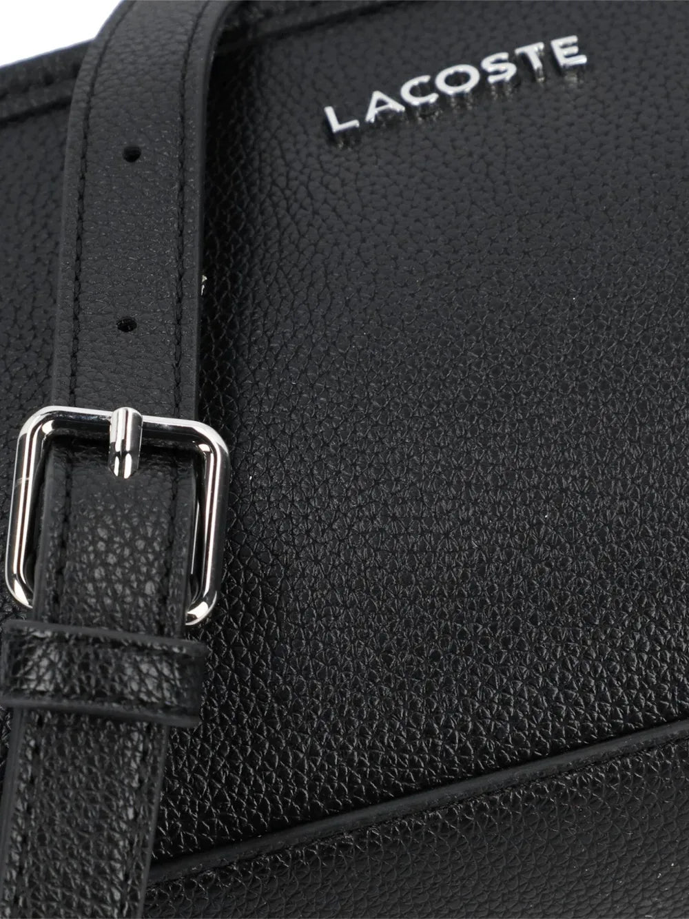 Lacostelogo-plaque crossbody bag