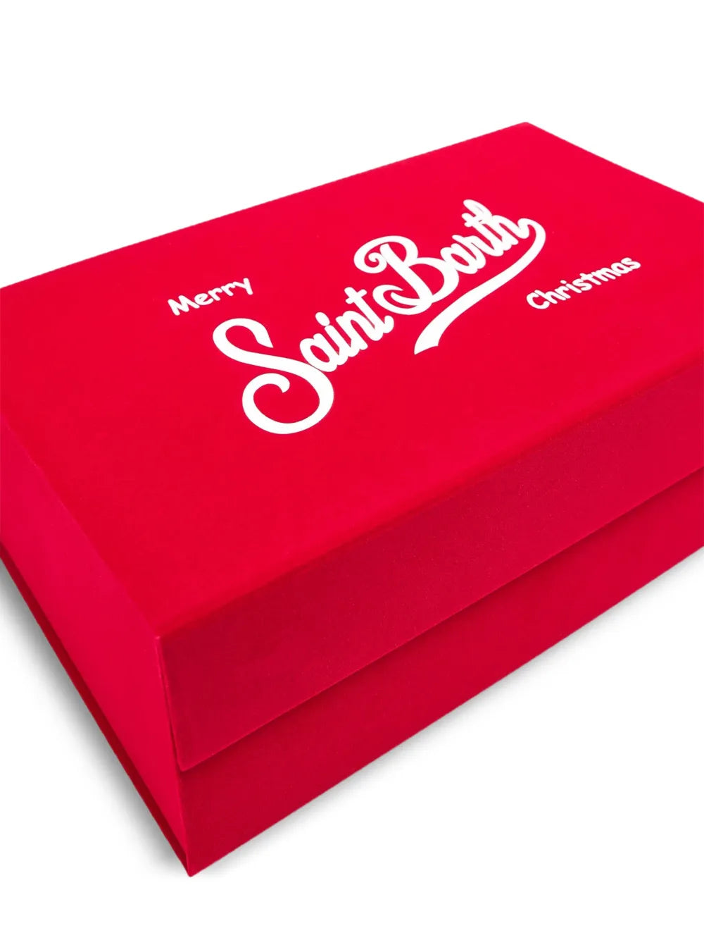 MC2 Saint Barthribbed embroidery beanie pouch (set of two)