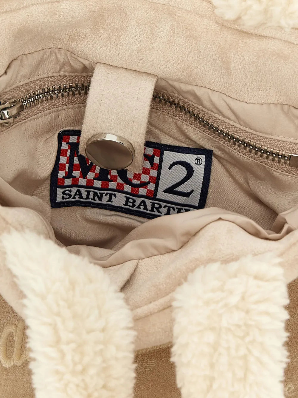 MC2 Saint Barthshearling embroidery mini bag