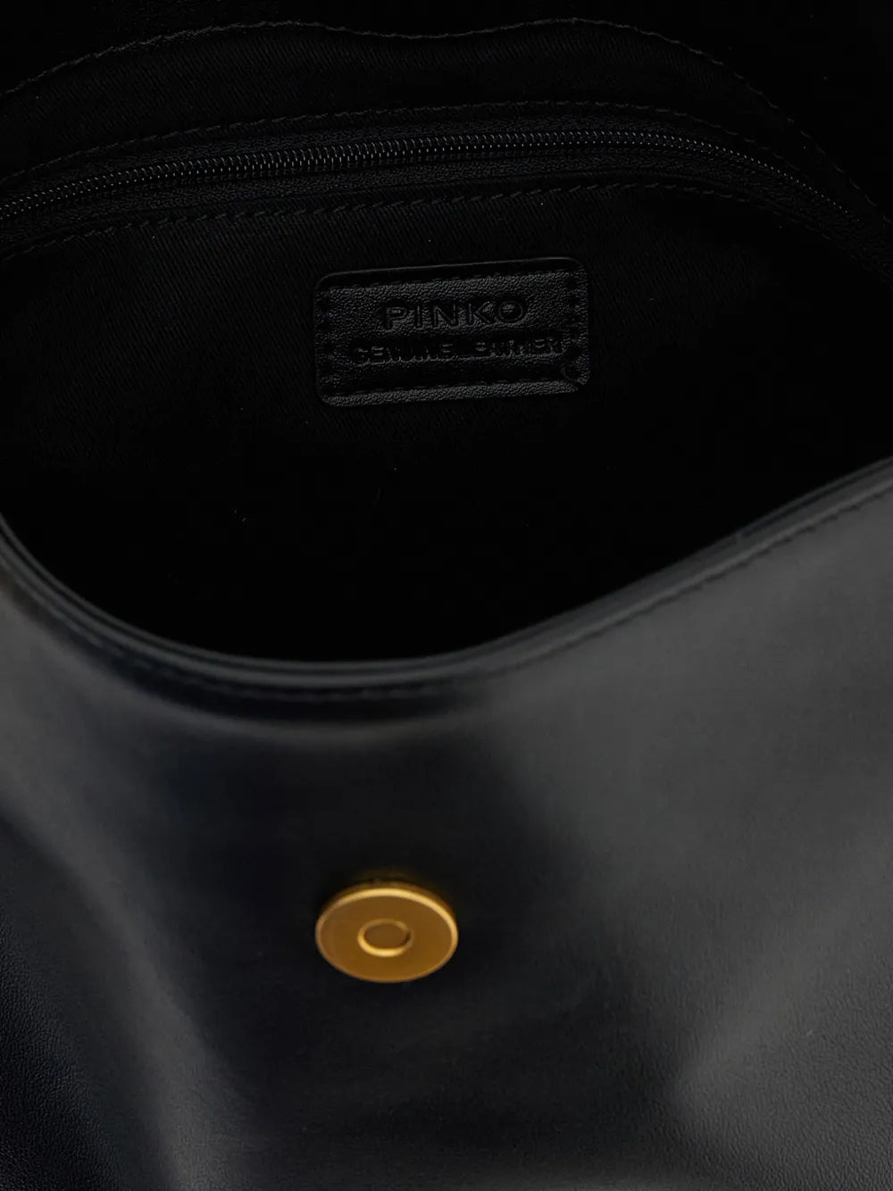 PINKOengraved-rings saddle shoulder bag