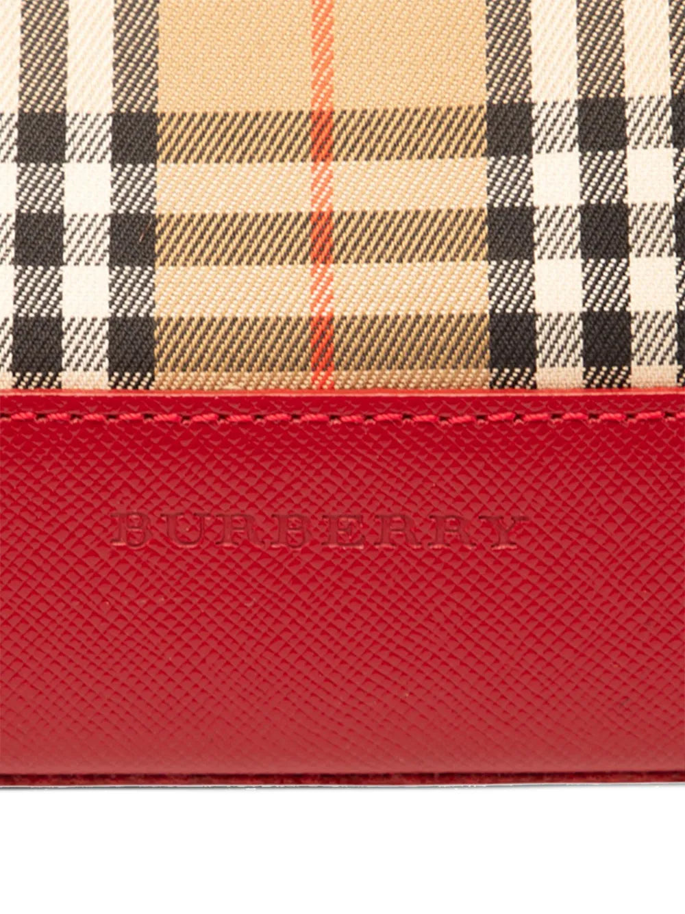 Pre-OwnedBurberry Pre-Owned2000-2017 Haymarket Check Canvas shoulder bag