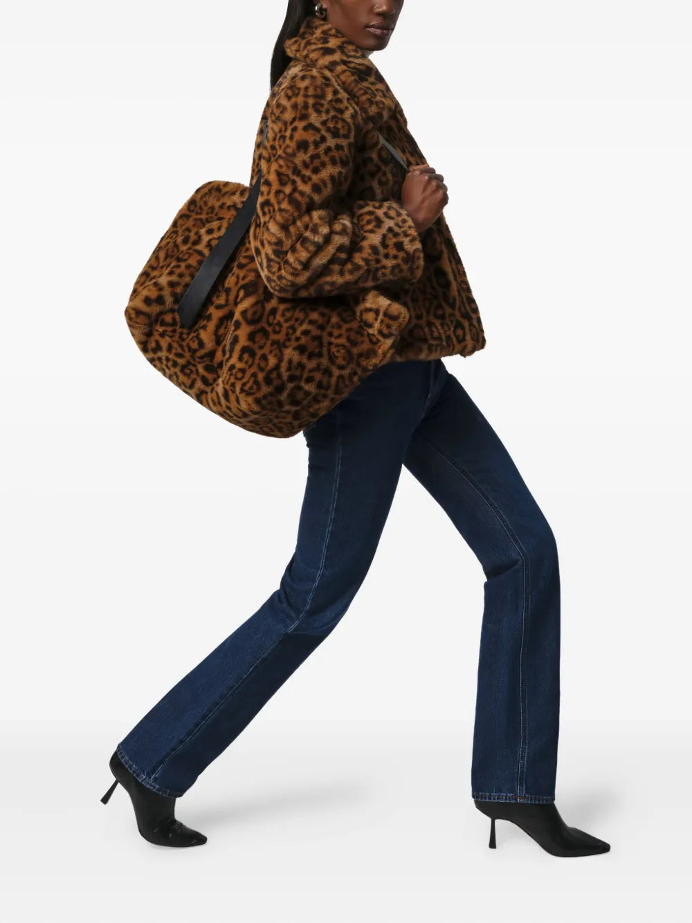 ApparisEsti leopard tote bag