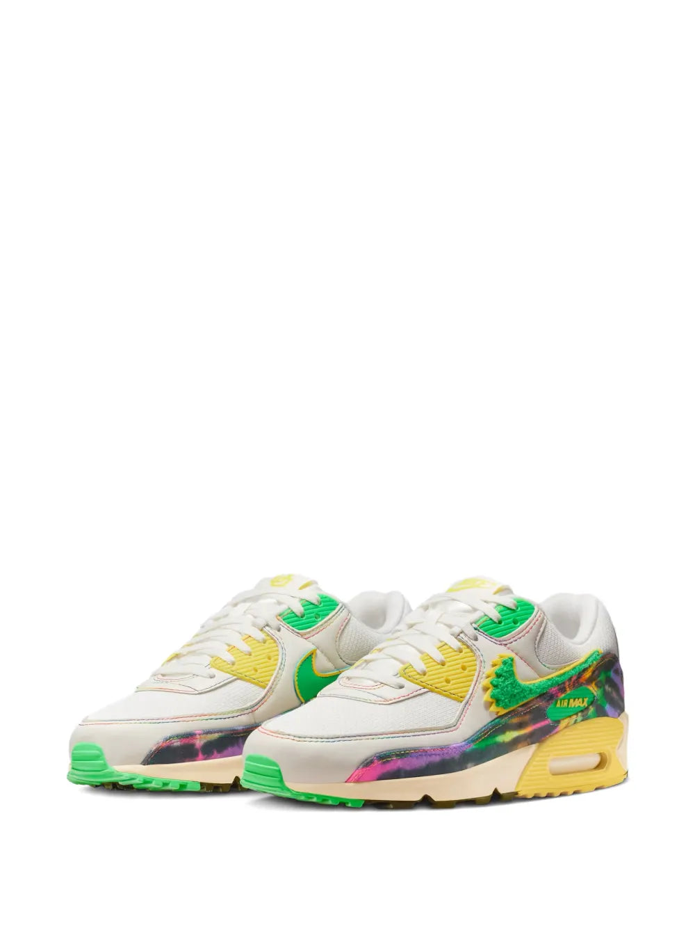 Nike X Oregon Ducks X The Grateful Dead Air Max 90 Low-Top Sneakers