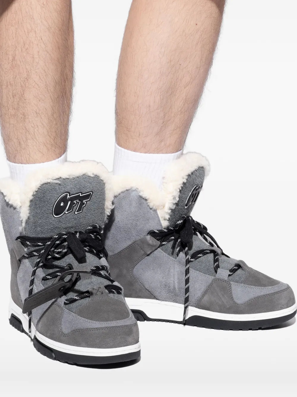 Off-White Hi-Tops Lace-Up Sneakers