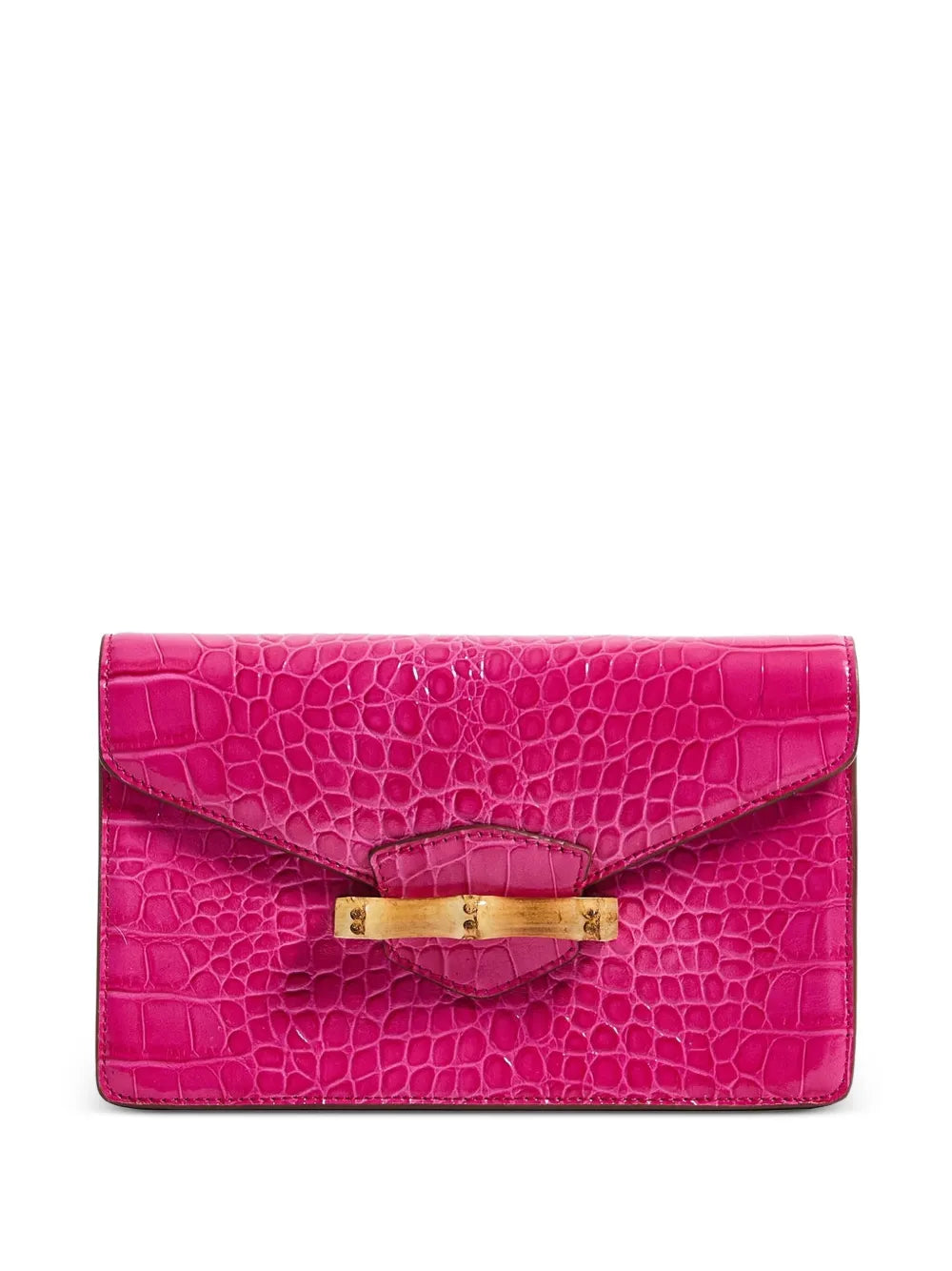 Pamela MunsonThe Jackie croc-embossed clutch
