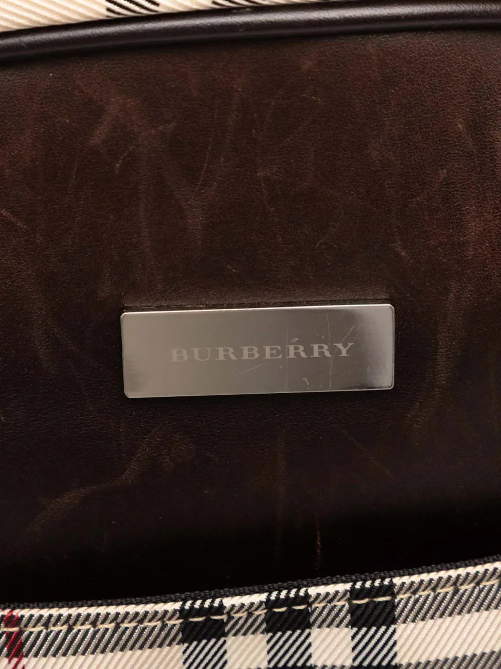 Pre-OwnedBurberry Pre-Owned2000-2017 House Check Canvas travel bag