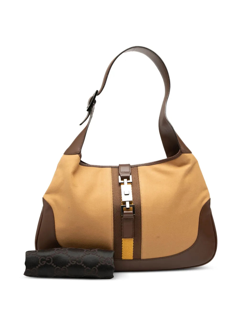 Pre-OwnedGucci Pre-Owned2000-2015 Canvas Web Jackie shoulder bag