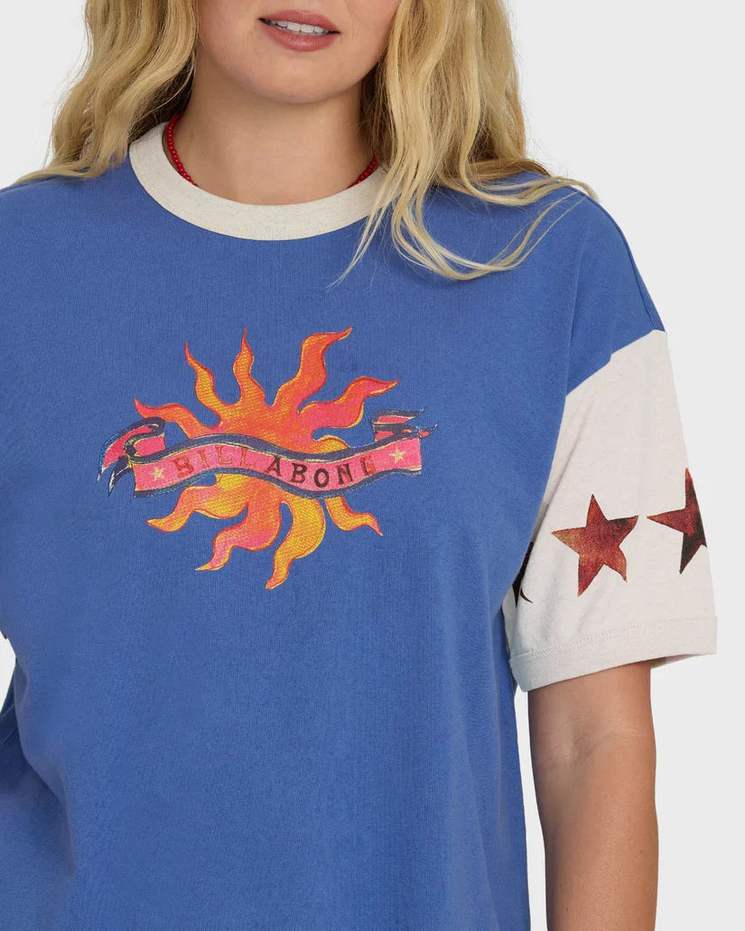 Tropics Co Ringer Knit Tee
