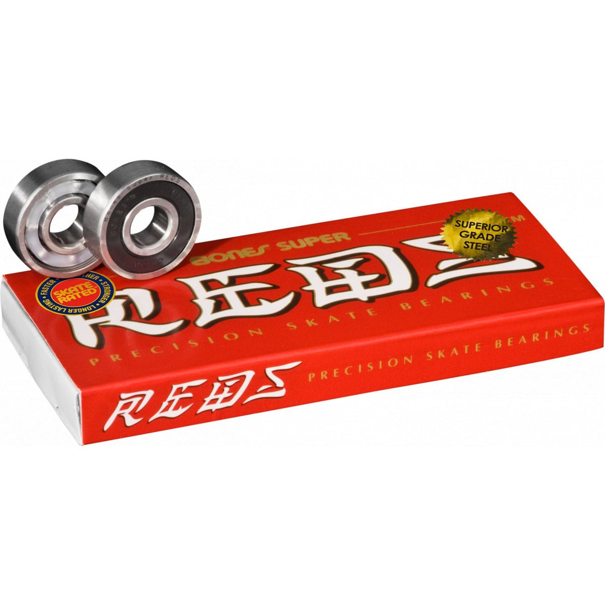 Super Reds Skateboard Bearings 8 Pack