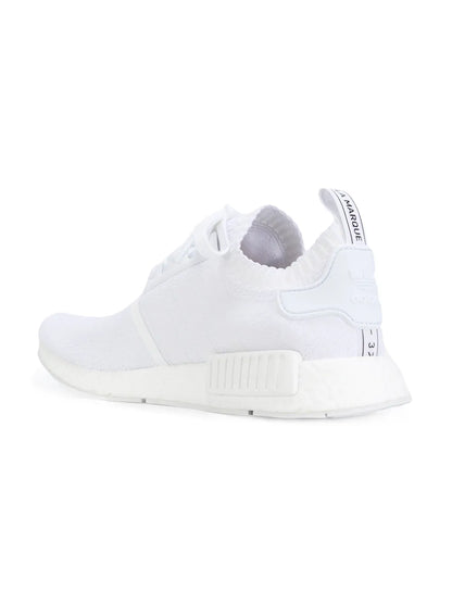adidas Nmd_R1 Primeknit Triple White Sneakers