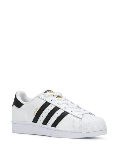 adidas Superstar White/Black/Gold Sneakers