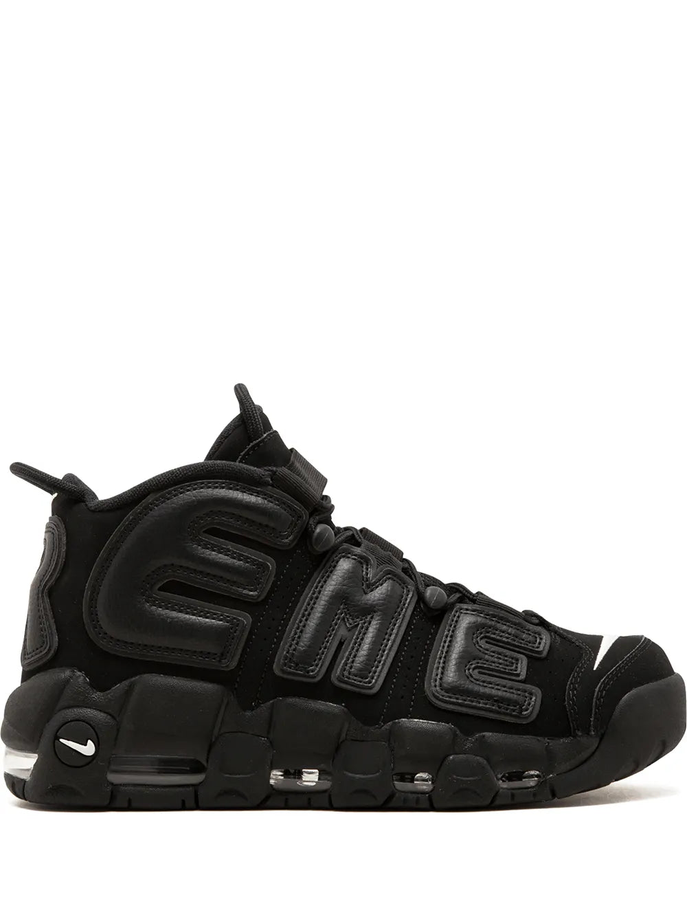 Nike X Supreme Air More Uptempo Suptempo Black Sneakers
