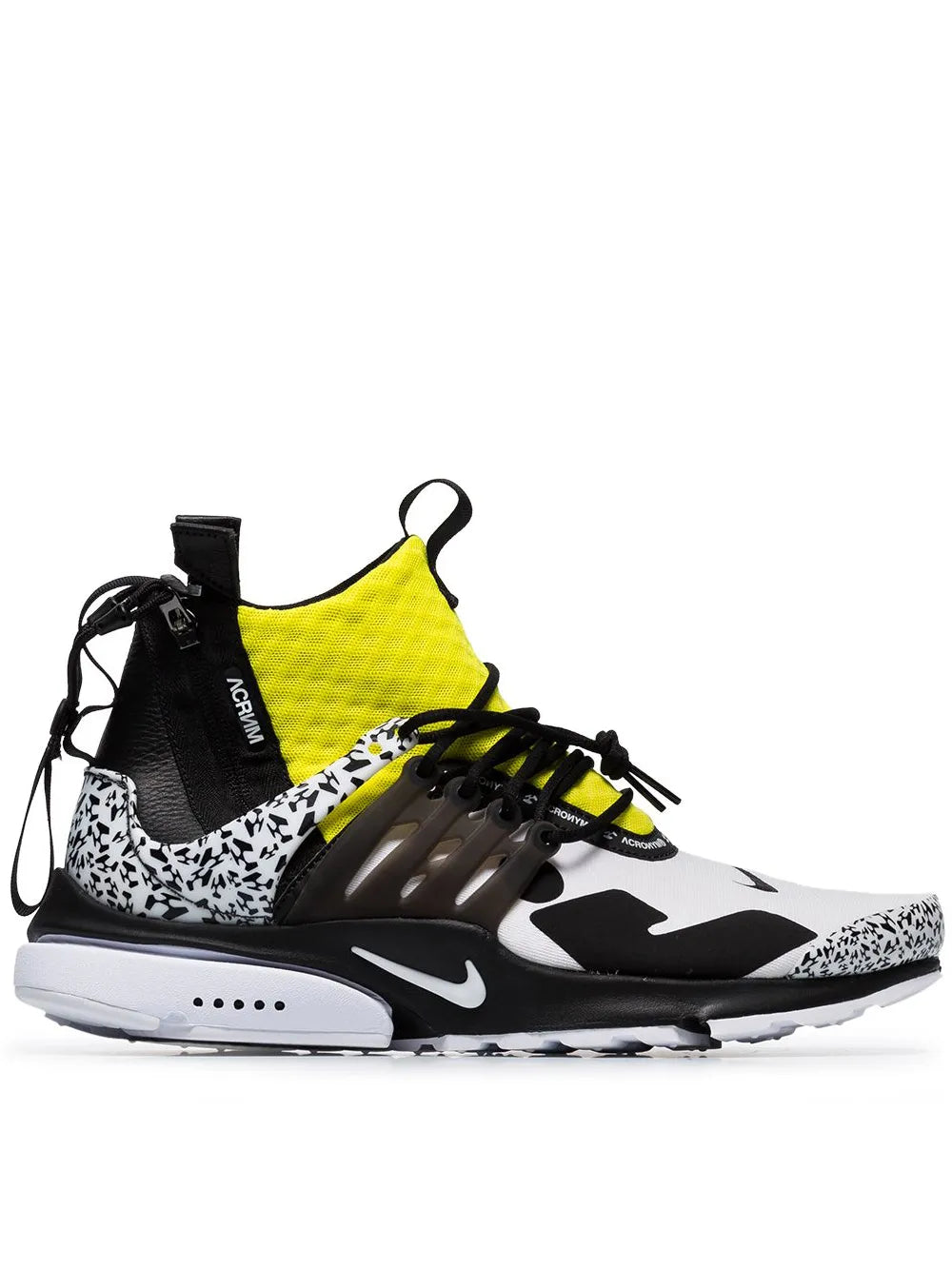 Nike X Acronym Air Presto Mid Dynamic Yellow Sneakers