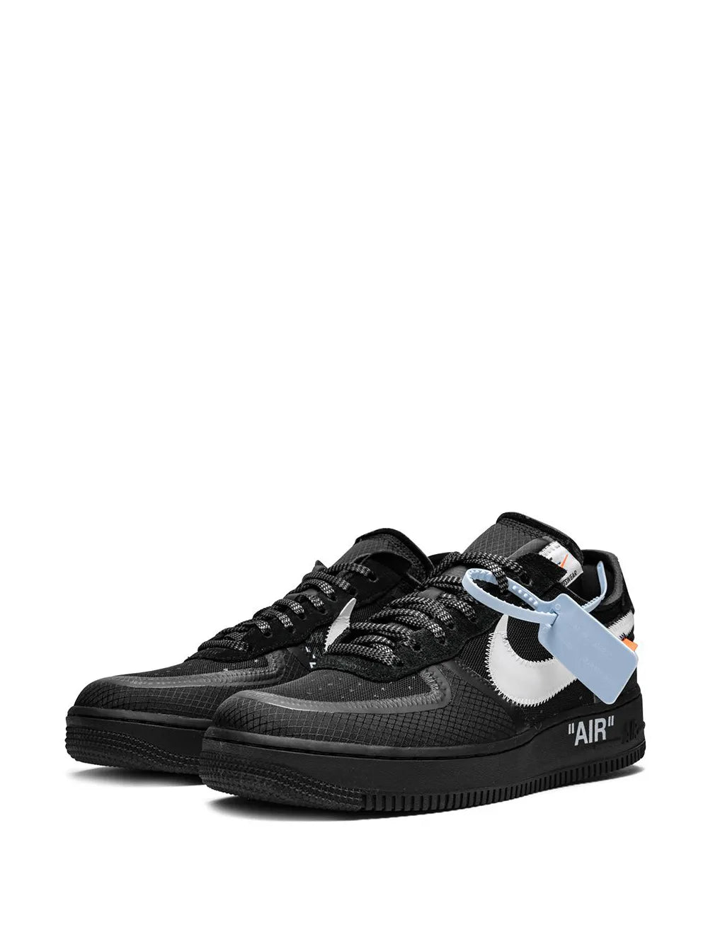 Nike X Off-White The 10: Air Force 1 Low Black Sneakers