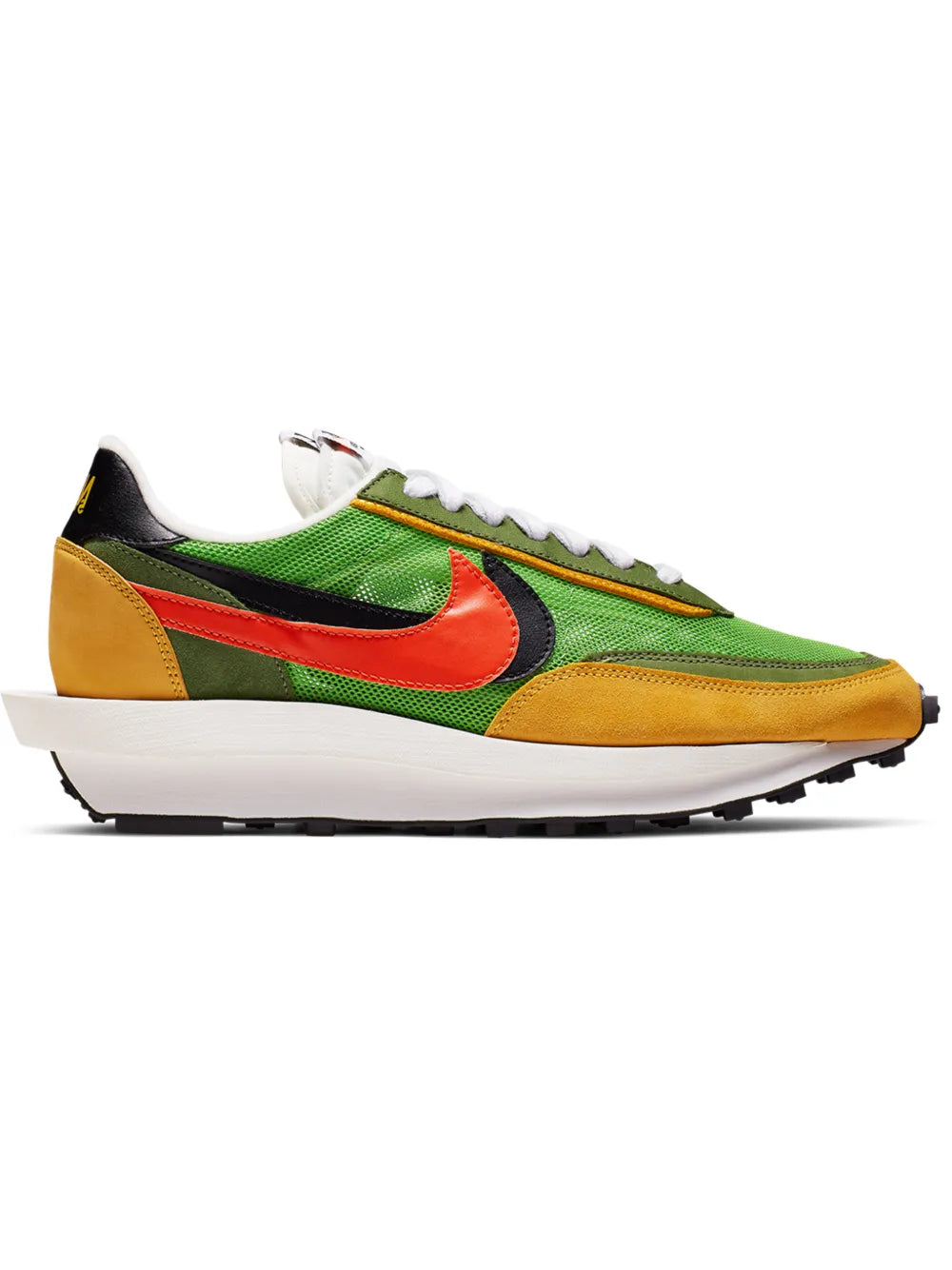 Nike X Sacai Ldwaffle Green Gusto Sneakers