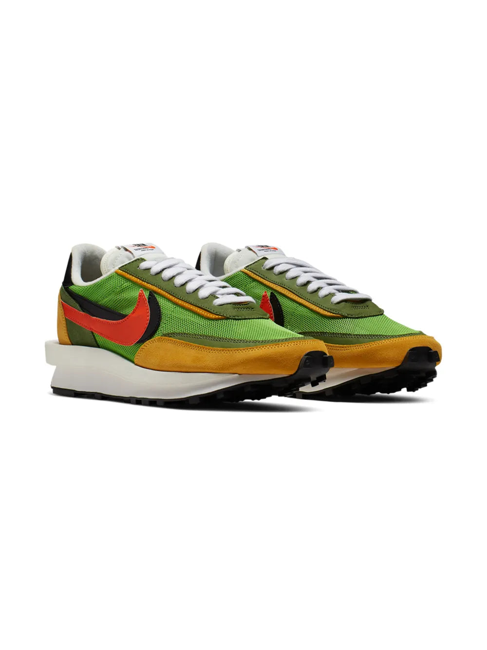 Nike X Sacai Ldwaffle Green Gusto Sneakers