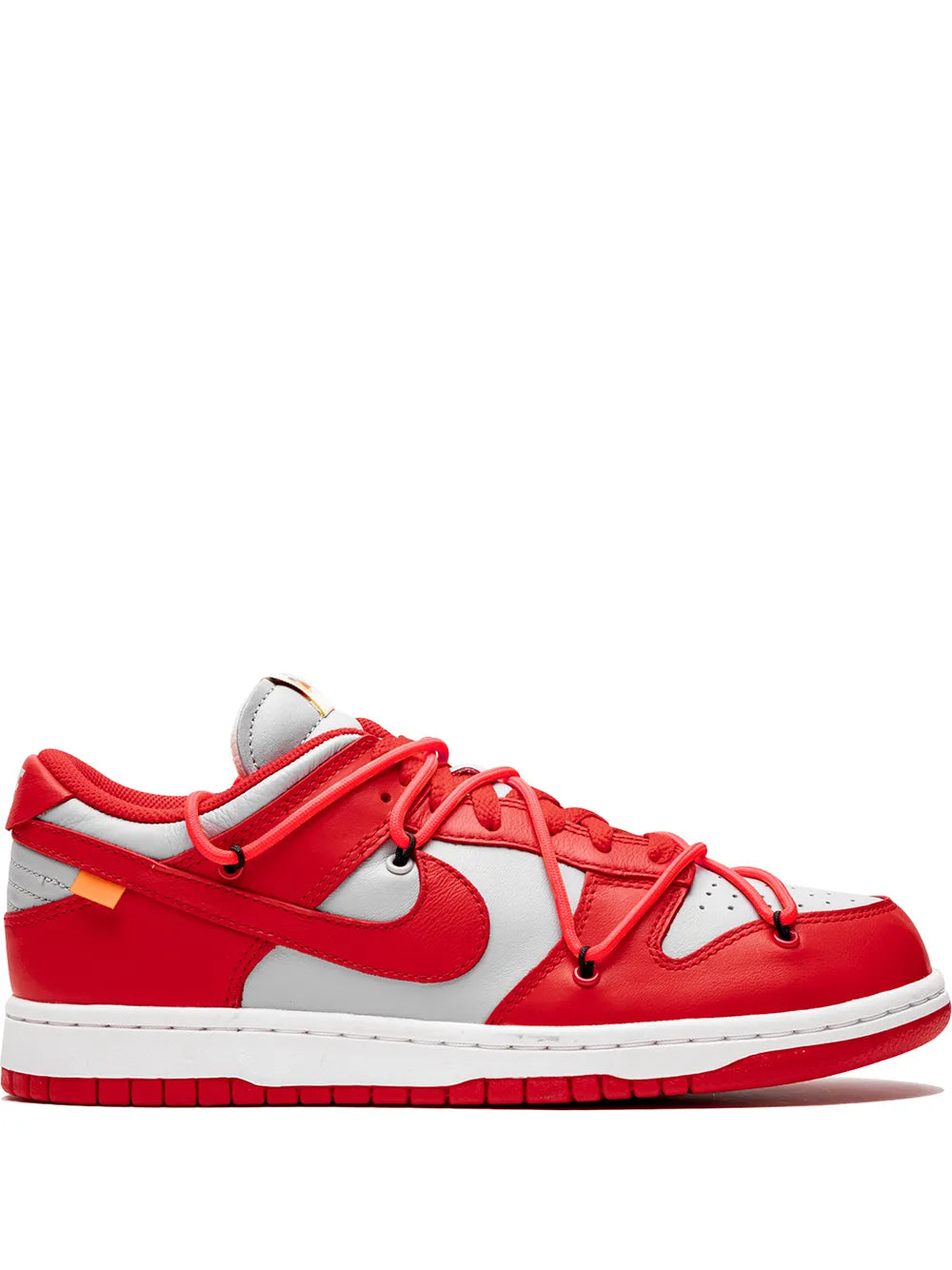 Nike X Off-White Dunk Low University Red Sneakers
