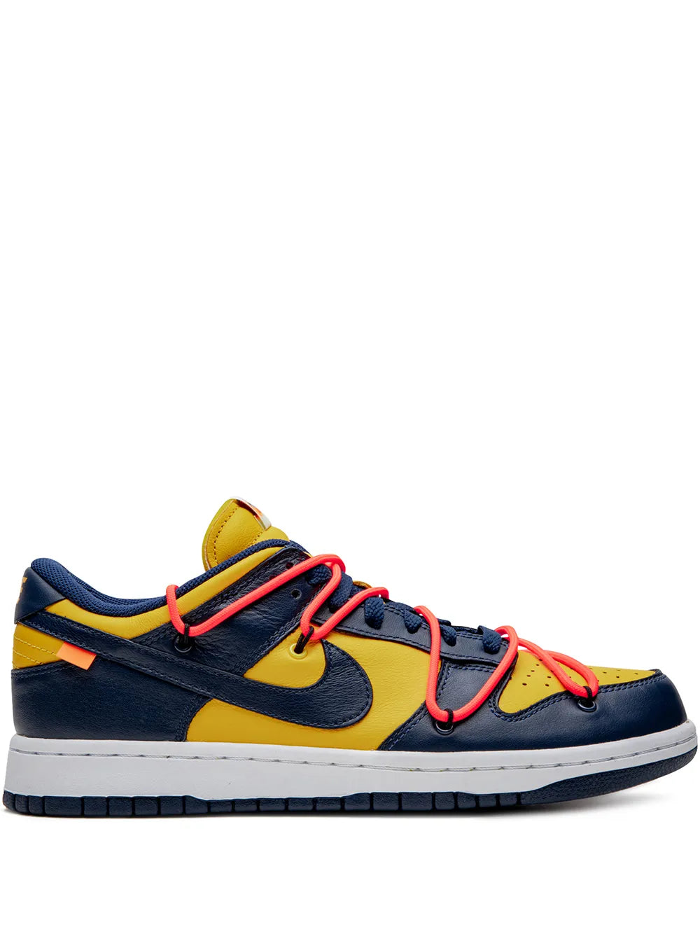 Nike X Off-White Dunk Low University Gold Sneakers