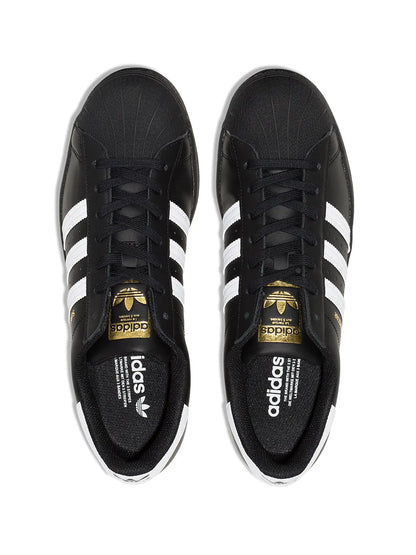 adidas Superstar Black/White Low-Top Sneakers