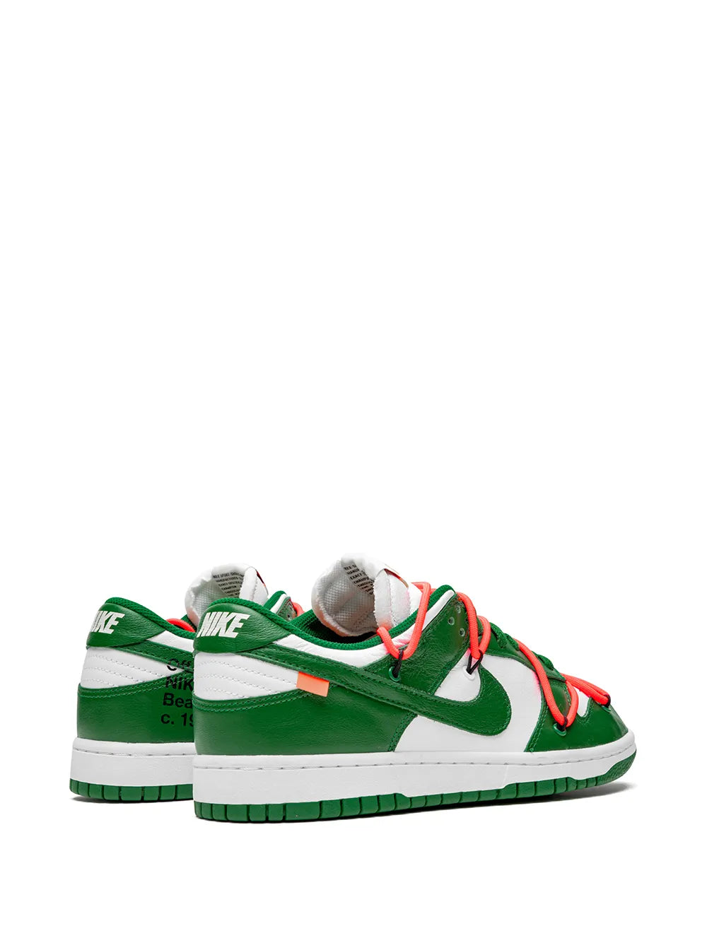 Nike X Off-White Dunk Low Pine Green Sneakers